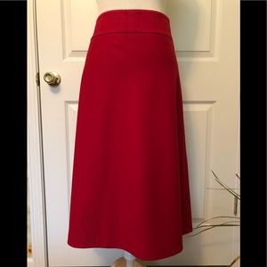 GORGEOUS Talbots Winter Red Skirt